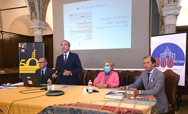 Da destra Carlo Ponzini Anna Maria Andena Pietro Coppelli Roberto Tagliaferri