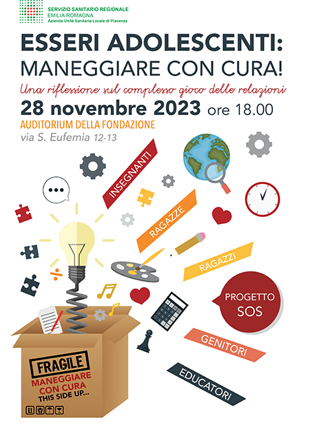ESSERI ADOLESCENTI 28 NOVEMBRE MANEGGIARE CON CURA