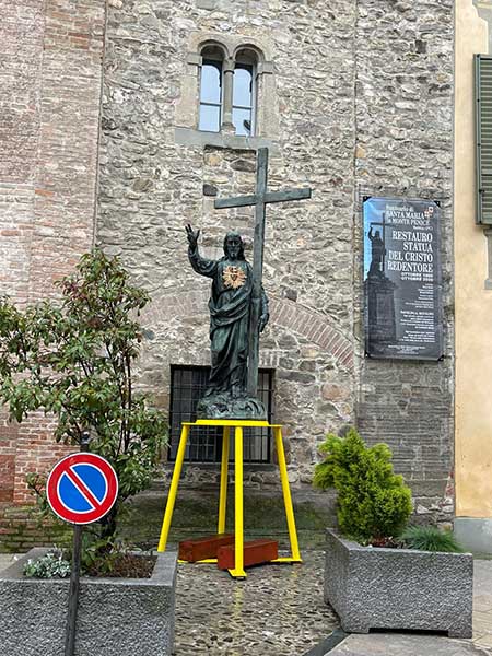 statua cristo redentore monte penice