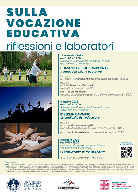 Corso vocazione educativa