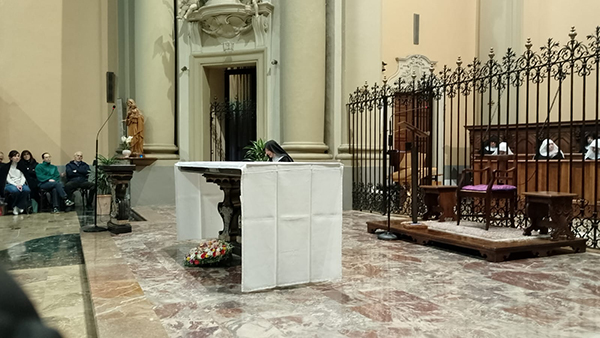 lectio guidata da madre emmanuel corradini in san raimondo