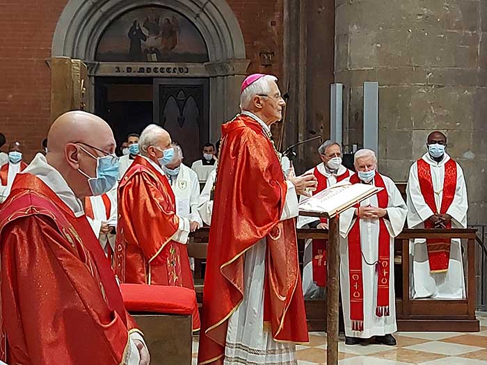 saluto in duomo il 27 settembre di mons. Ambrosio