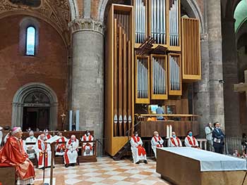 celebrazioni saluto di mons. Ambrosio duomo piacenza settembre 2020