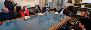 conferenza stampa in provincia apertura teatro grazzano visconti