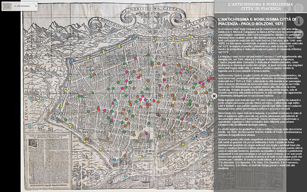 La mappa Bolzoni digitalizzata