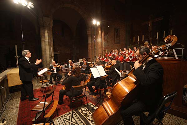 Una precedente edizione del Concerto di Pasqua nella Basilica di San Savino