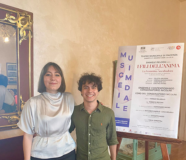 Daniele Delogu e Greta Brigati