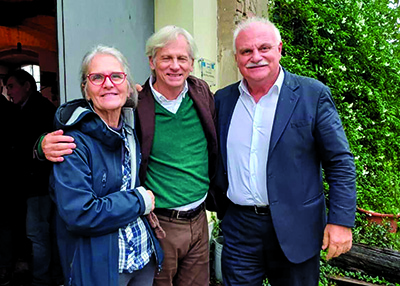 Marco Corradi con Giulio Scarpati