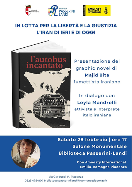 «L'autobus incantato», in dalogo con Leyla Mandrelli alla Passerini Landi