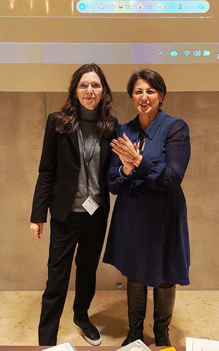 Da destra Prof.ssa Di Mauro e Pros.ssa Klotz