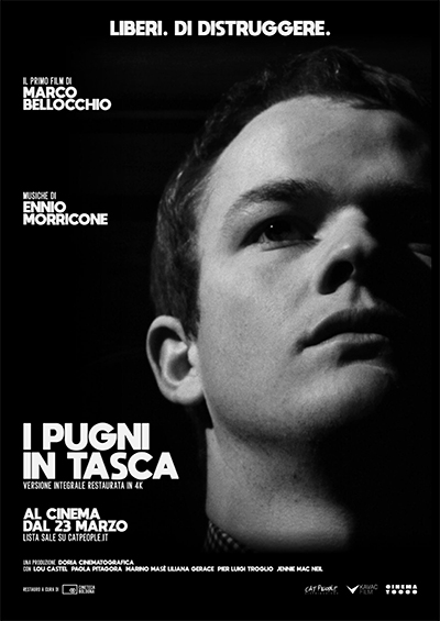 Marco Bellocchio al Cinema Corso con la versione restaurata de «I pugni in tasca»