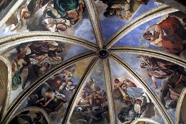 Duomo Piacenza Cupola affrescata dal Guercino
