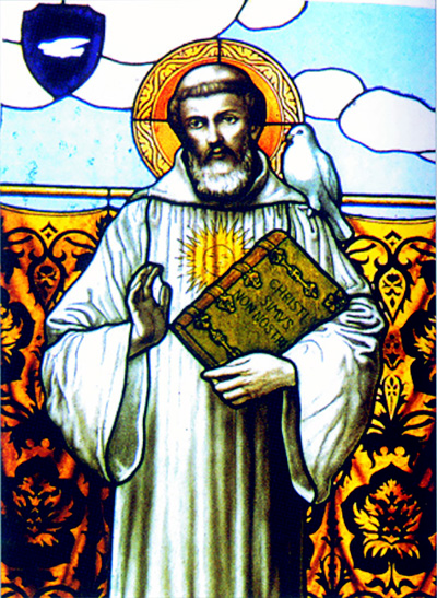 colombano vetrata bobbio