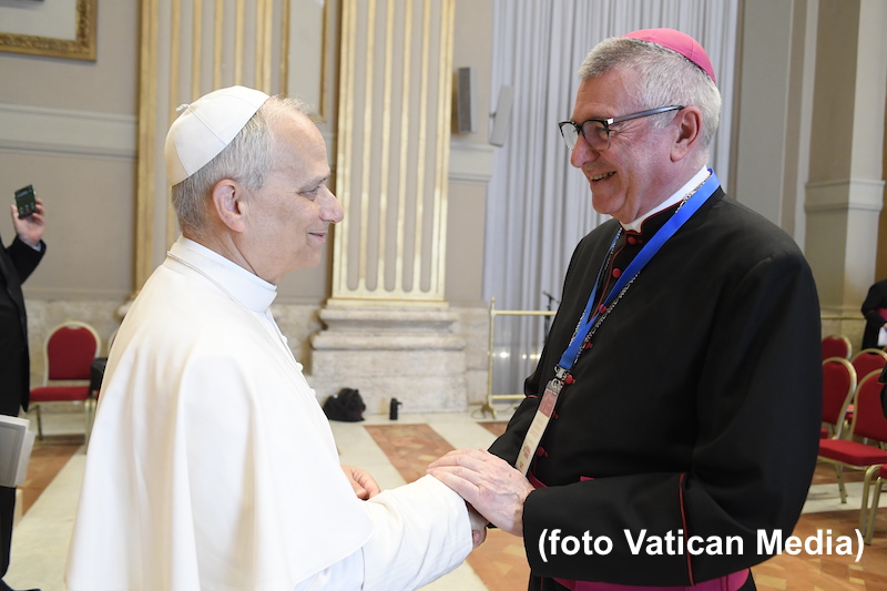 vescovo cevolotto dal papa