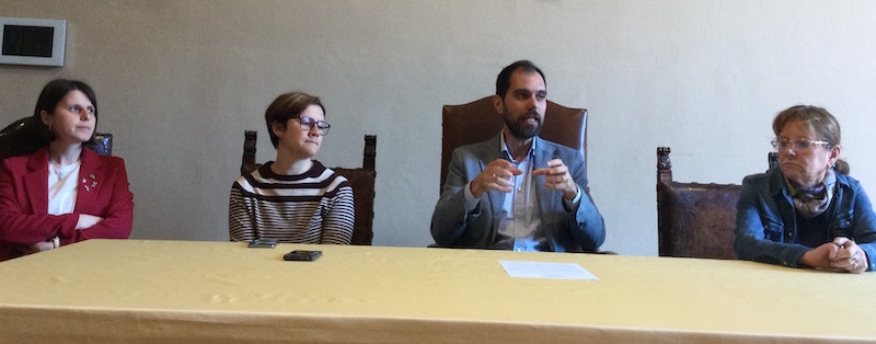 Da sinistra, Daniela Costa, Lisa Lombardi, Manuel Ferrari e Susanna Pighi.