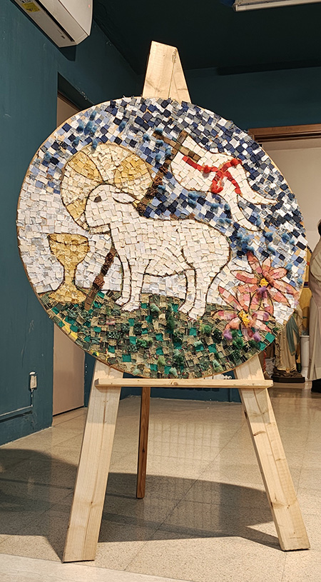 immagine donata alla pasqia carcere a