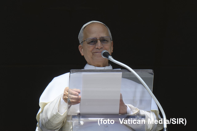 papa leone all'angelus