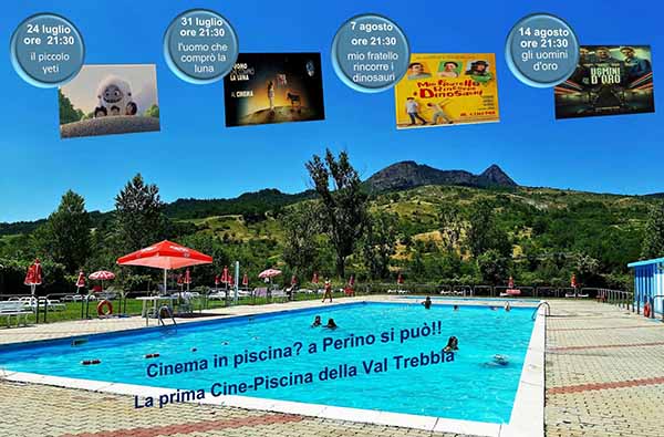locandina film in piscina a perino