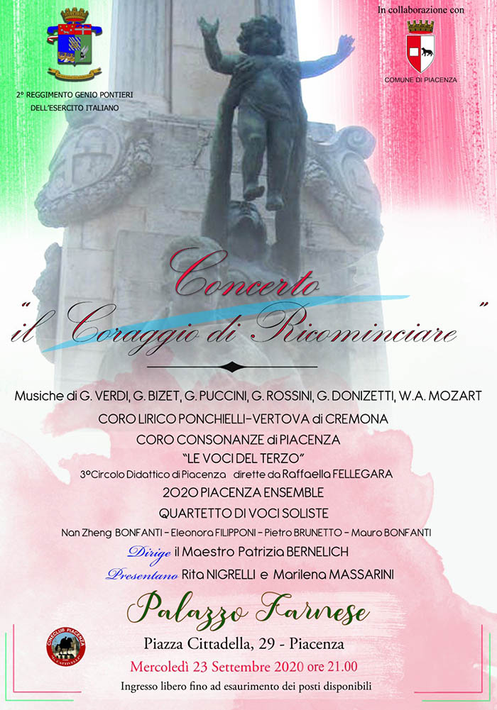 Il coraggio di ricominciare concerto