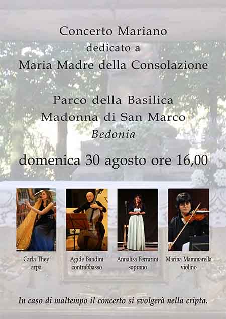 Locandina Concerto 30 agosto bedonia