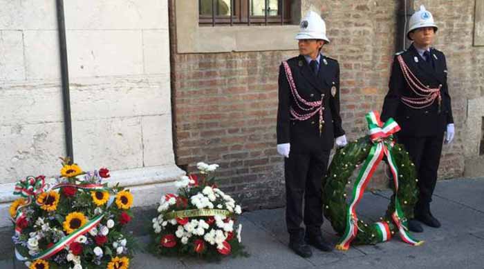 commemorazione tragedia pertite a piacenza negli anni passati