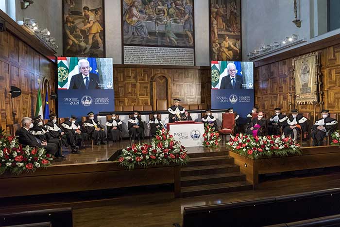 Aula Magna Inaugurazione anno accedemico università cattolica