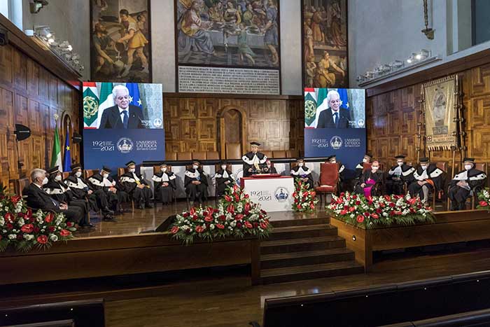 Aula Magna Inaugurazione anno accedemico università cattolica