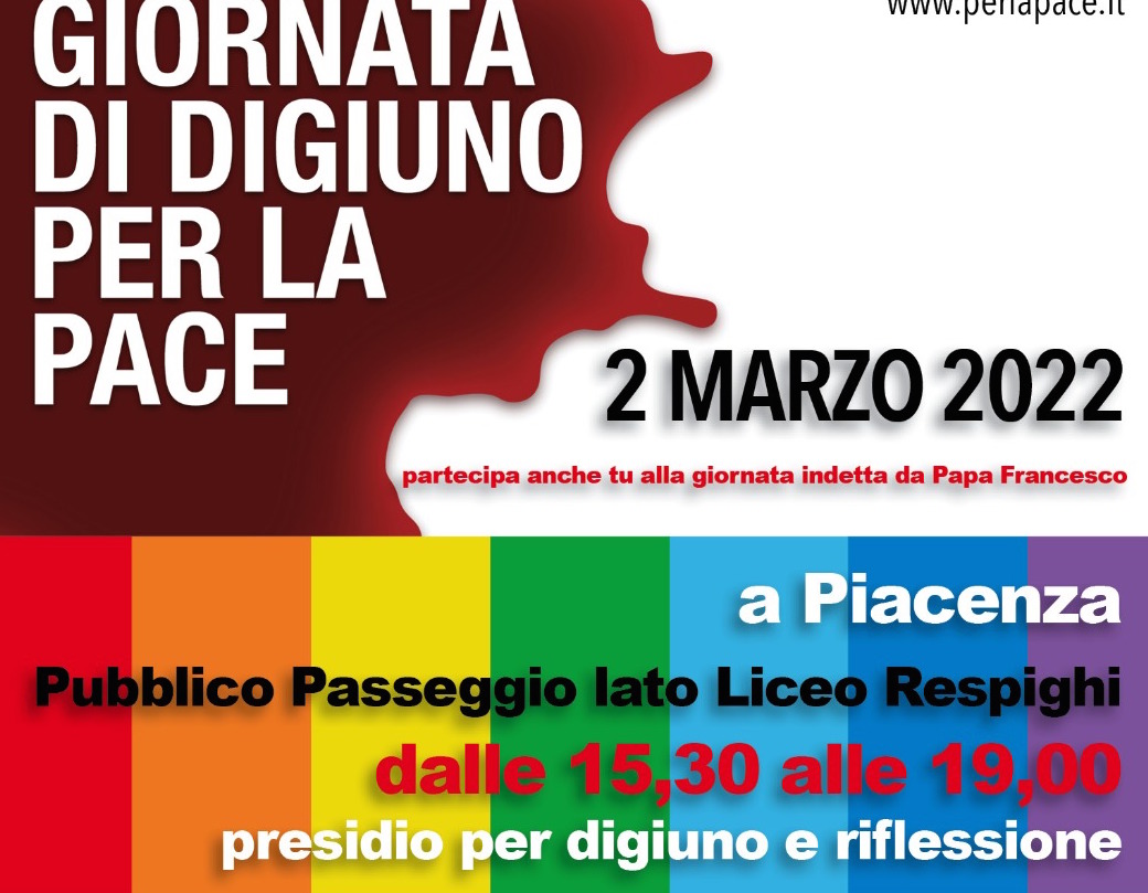 no alla guerra Piacenza