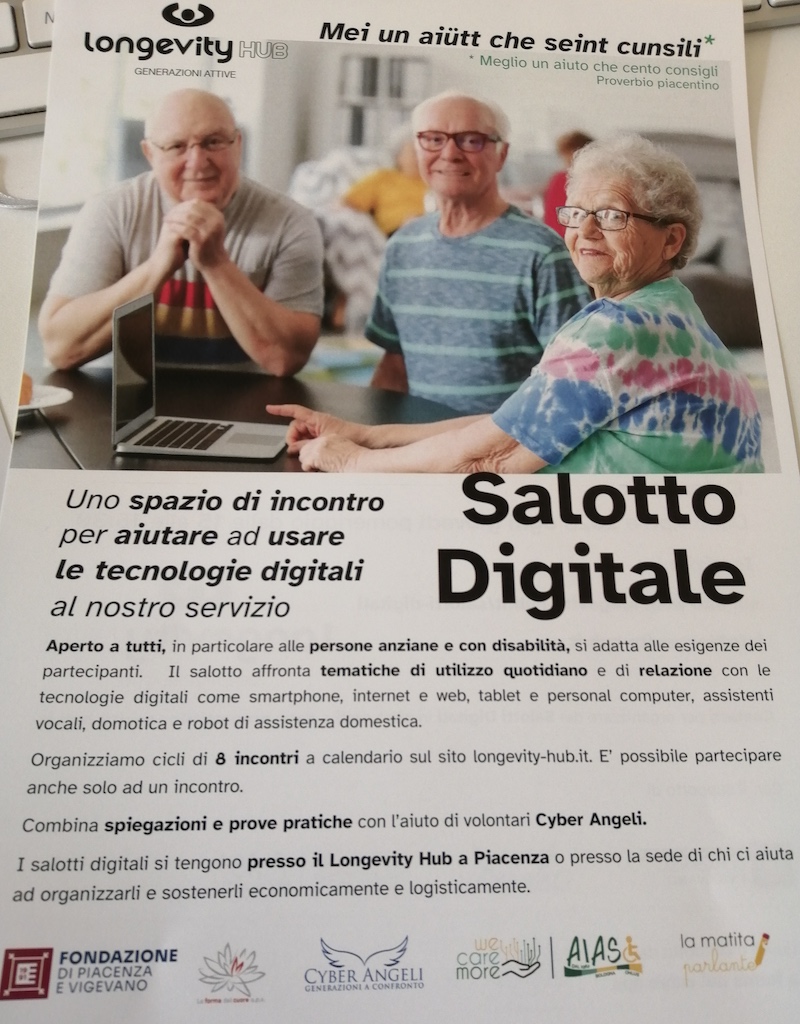 salotto digitale Piacenza Longevity Hub