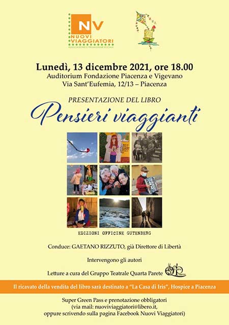 presentazione del libro pensieri viaggianti